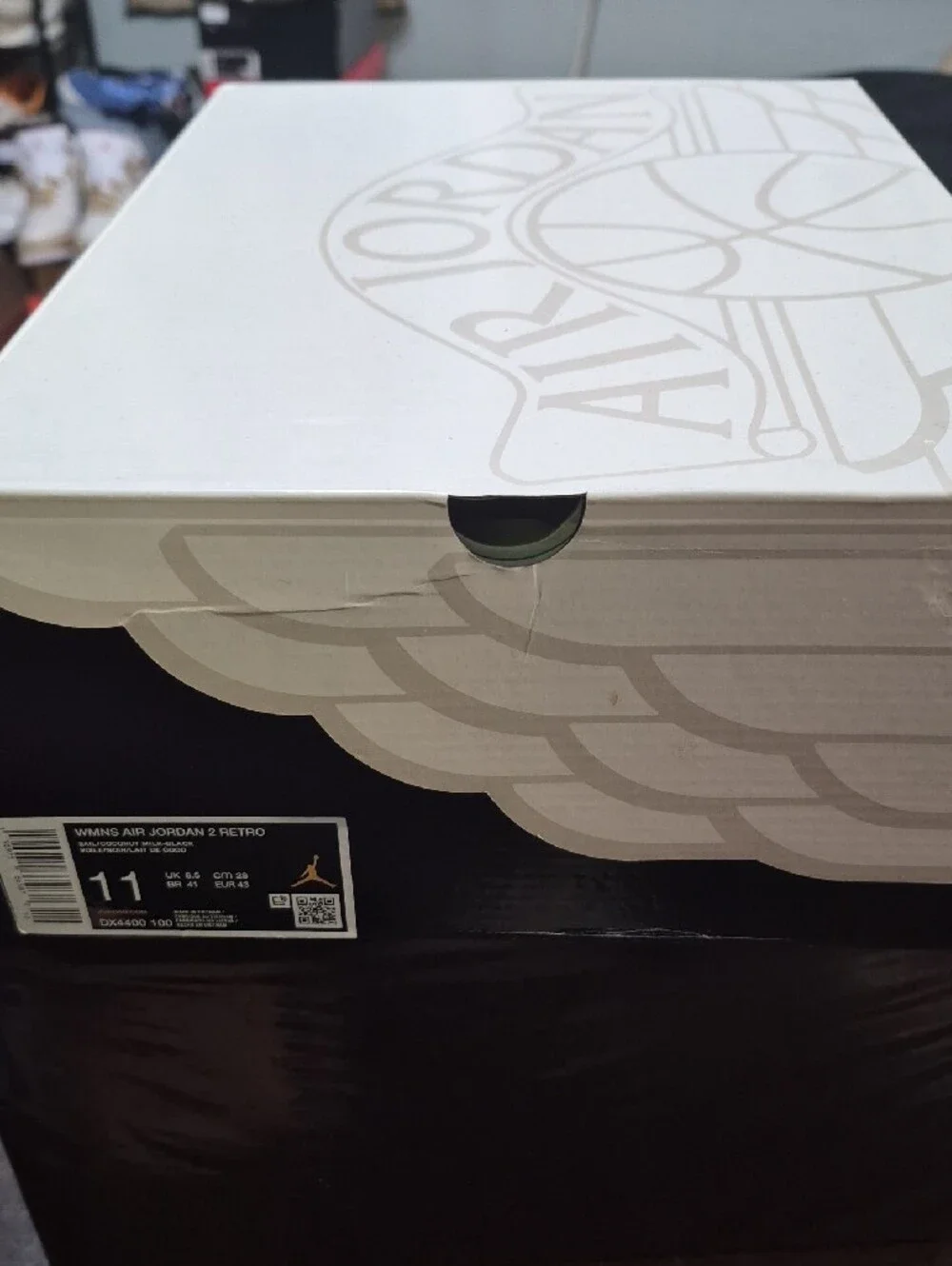 Air Jordan 2 Retro 'Sail Black' (2024) W11/M9.5 New W/OG Box